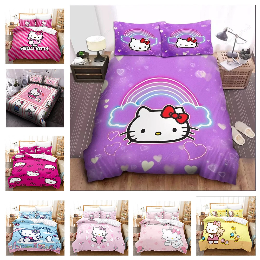 Cartoon Hello Kitty Duvet/Quilt/Doona Cover Single